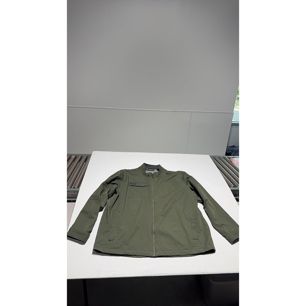 DRI DUCK Mens Olive Green Lightweight Jacket 3XL Casual Full Zip Softshell